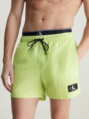 Calvin klein hotsell swim shorts green