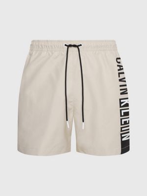 Short Drawstring Swim Shorts - CK Monogram Calvin Klein®
