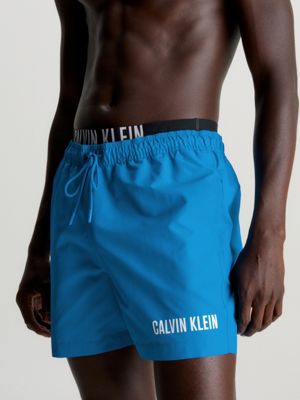 Calvin klein swim on sale shorts double waistband