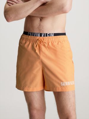 Calvin klein deals orange swim shorts