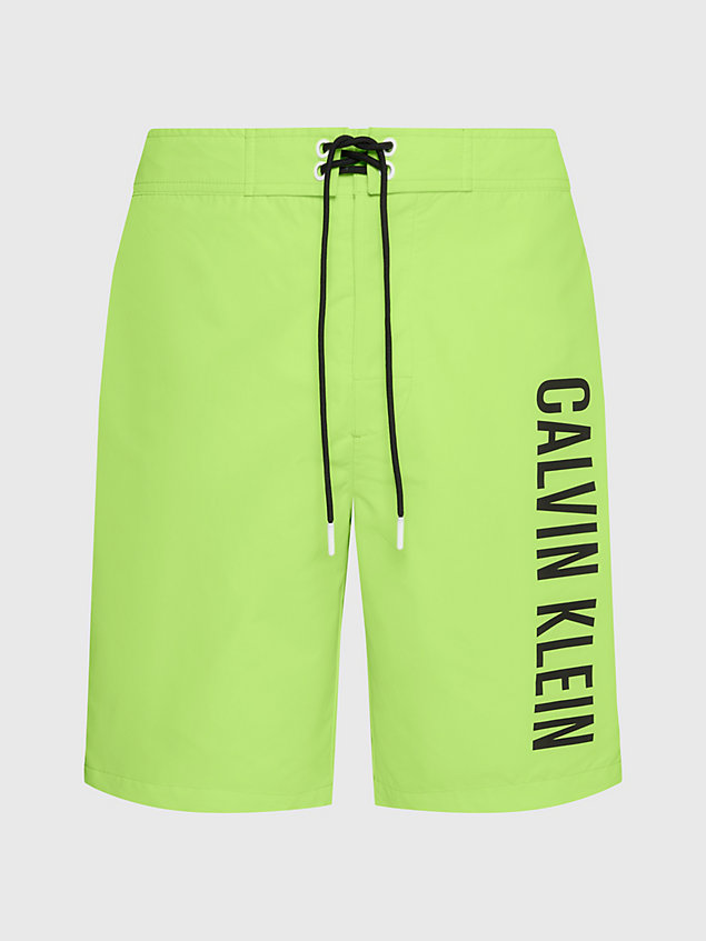 pantaloncini da surf - intense power green da uomini calvin klein