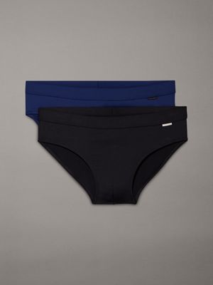 blue 2er-pack badeslip geschenkset für herren - calvin klein