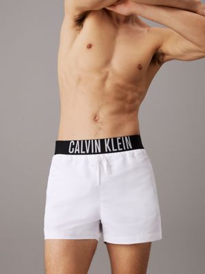 pvh white swim trunks - intense power for men calvin klein