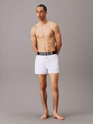 pvh white swim trunks - intense power for men calvin klein