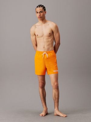 ip water reactive aop medium drawstring swim shorts - intense power for men calvin klein