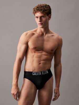 black swim briefs - intense power for men calvin klein