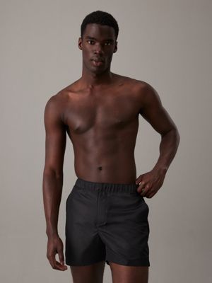 black tailored swim shorts - ck refined for men calvin klein