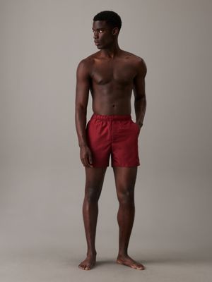 short de bain cintré - ck refined syrah pour hommes calvin klein