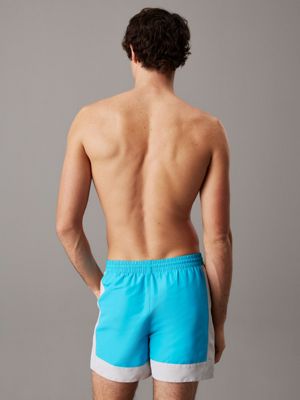 bash blue medium drawstring swim shorts - intense power for men calvin klein jeans