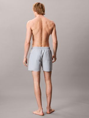 quarry medium zwemshort met trekkoord - ck monogram voor heren - calvin klein jeans