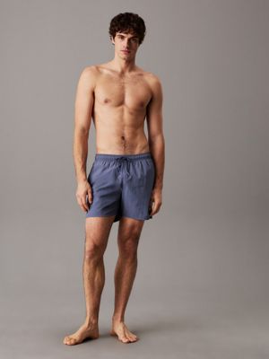 grisaille medium drawstring swim shorts - ck monogram for men calvin klein jeans