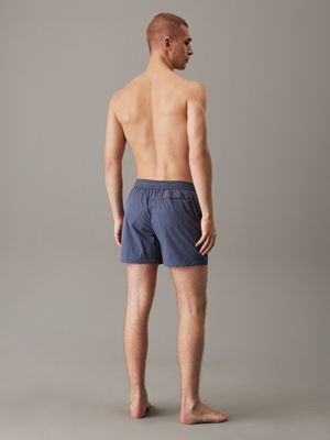 grisaille medium drawstring swim shorts - ck soft nylon for men calvin klein jeans