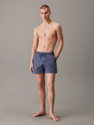 grisaille medium drawstring swim shorts - ck soft nylon for men calvin klein jeans