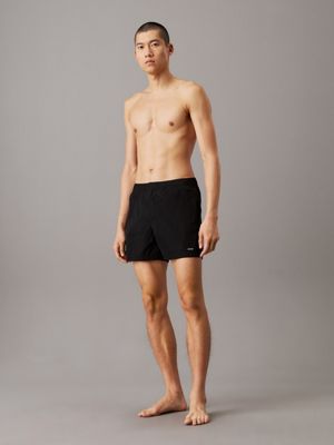 pvh black tailored swim shorts - ck essentials for men calvin klein