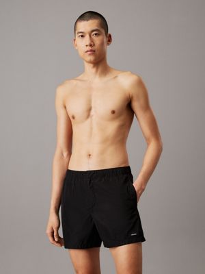 black tailored swim shorts - ck essentials for men calvin klein