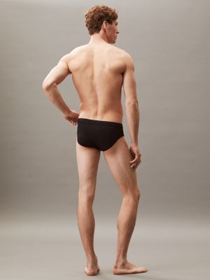 pvh black swim briefs - ck essentials for men calvin klein