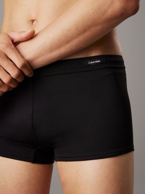 pvh black swim trunks - ck essentials for men calvin klein