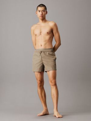 laurel oak double waistband swim shorts - ck meta legacy for men calvin klein