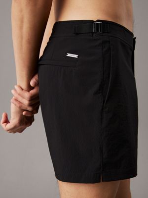 pvh black tailored swim shorts - ck aspirational for men calvin klein