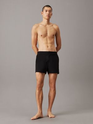 pvh black tailored swim shorts - ck aspirational for men calvin klein