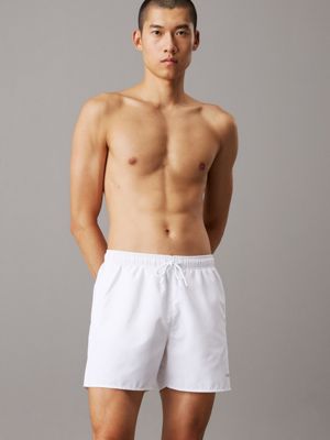 pvh white/ruby wine 2 pack medium drawstring swim shorts for men calvin klein