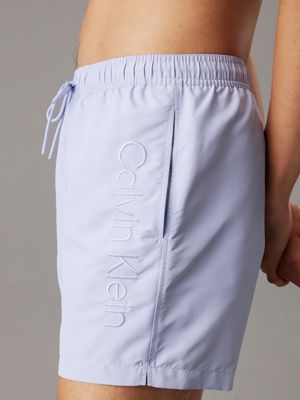 Medium Drawstring Swim Shorts - Logo Embroidery Calvin Klein