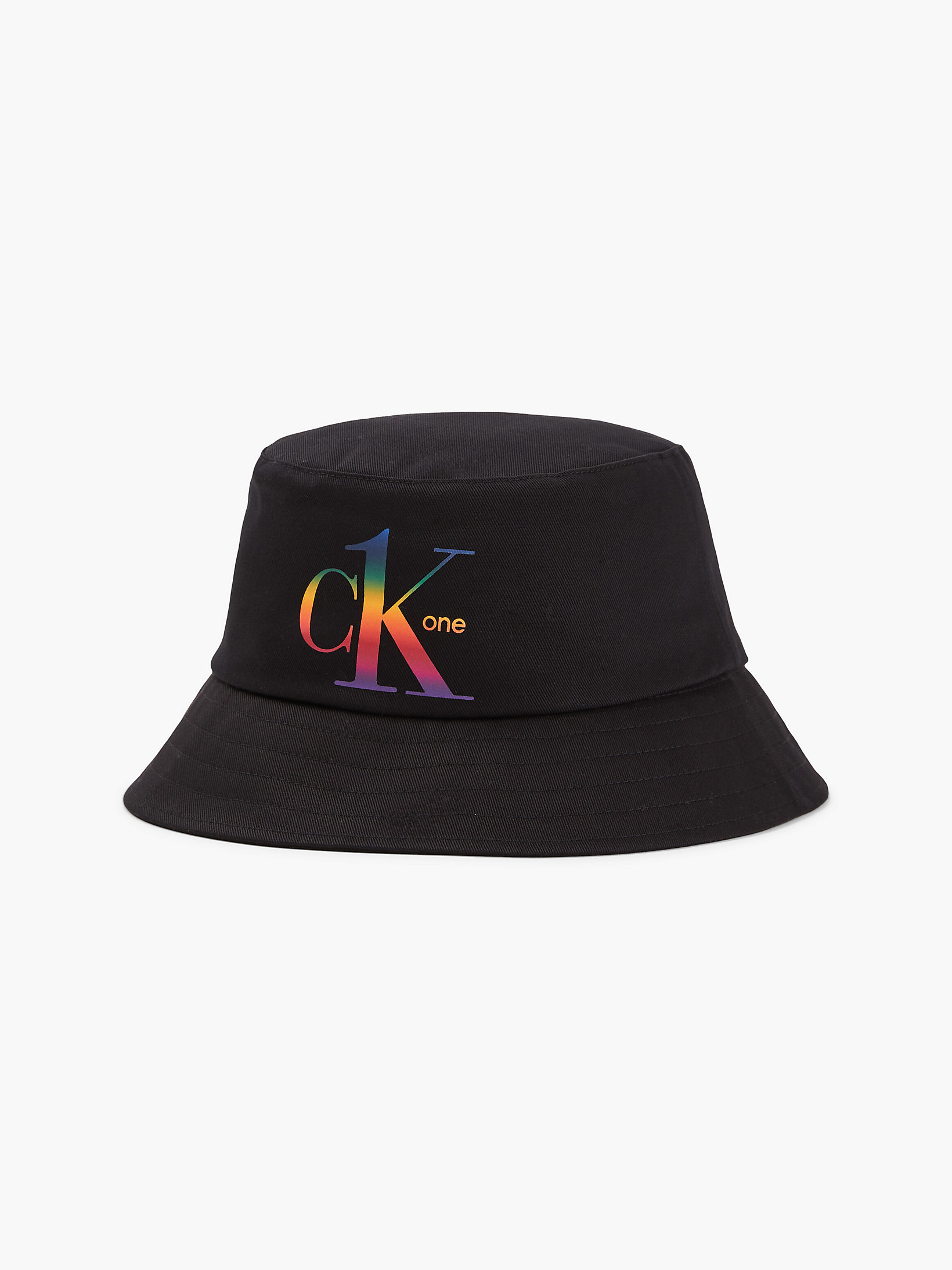 Pvh Black Organic Cotton Bucket Hat - Pride undefined unisex Calvin Klein