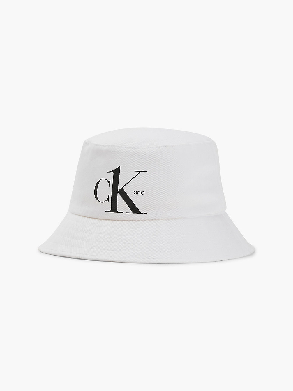PVH CLASSIC WHITE Organic Cotton Bucket Hat - CK One undefined unisex Calvin Klein