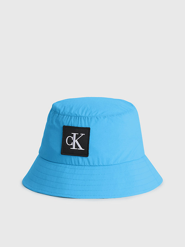blue crush bucket hat - ck nylon for unisex calvin klein