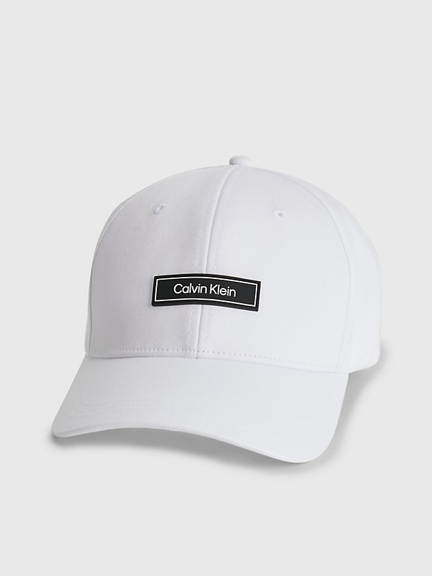 PVH CLASSIC WHITE Organic Cotton Cap for unisex CALVIN KLEIN