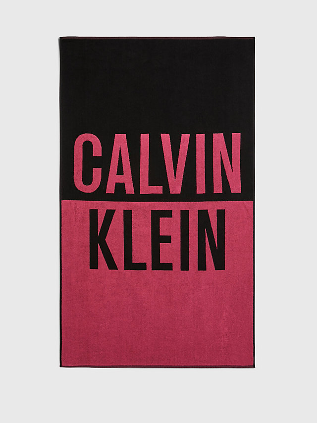 Loud Pink Beach Towel undefined unisex Calvin Klein