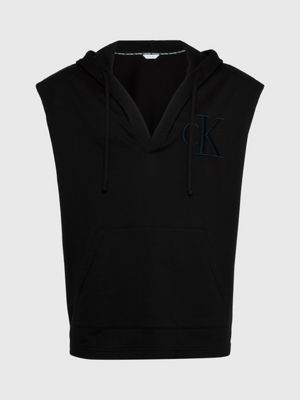 black unisex beach hoodie - ck authentic for unisex calvin klein