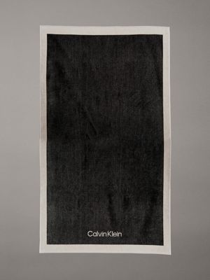 black beach towel for adults gender inclusive calvin klein