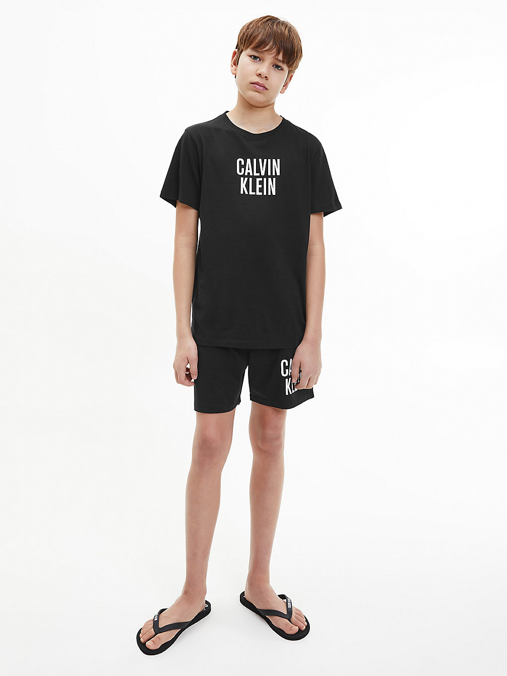 PVH BLACK Boys Beach Shorts - Intense Power undefined boys Calvin Klein