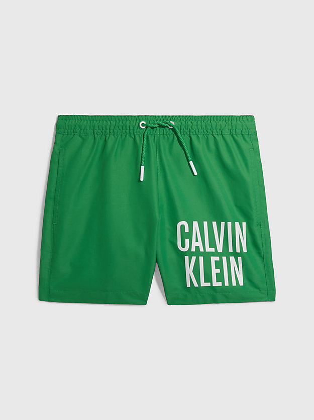 GREEN APPLE Boys Swim Trunks - Intense Power for boys CALVIN KLEIN
