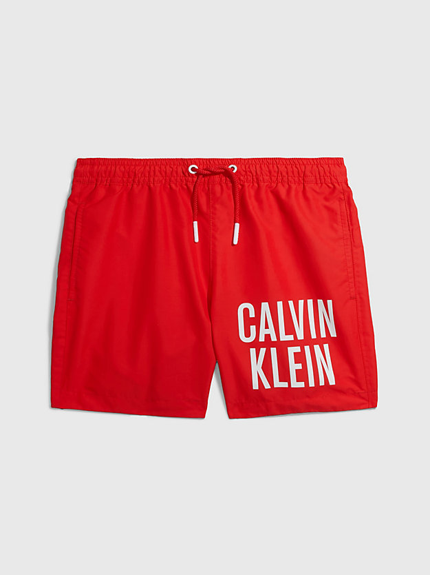 CAJUN RED Boys Swim Trunks - Intense Power for boys CALVIN KLEIN