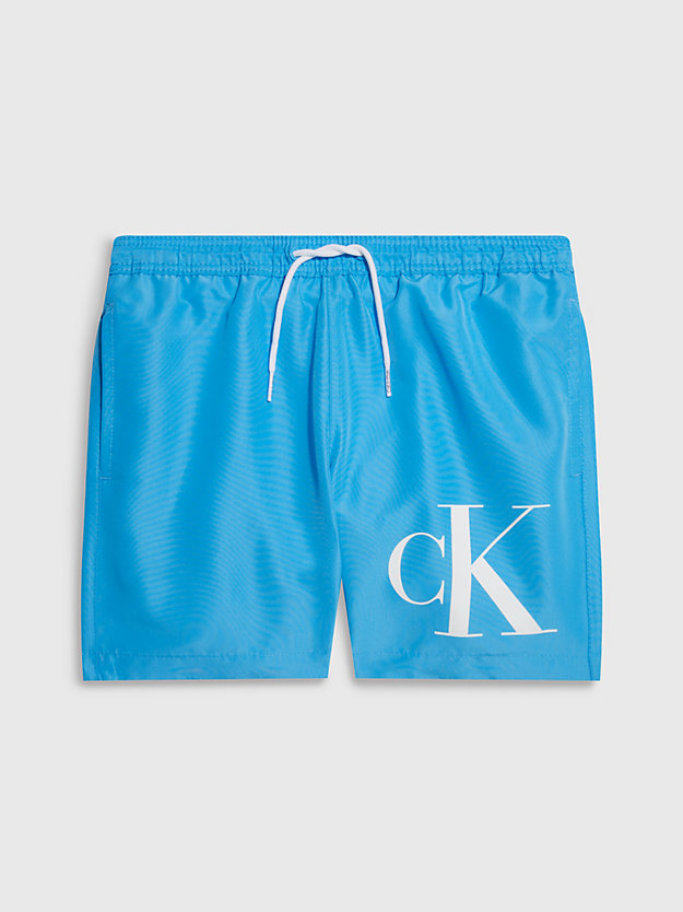 blue crush boys swim shorts - ck monogram for boys calvin klein