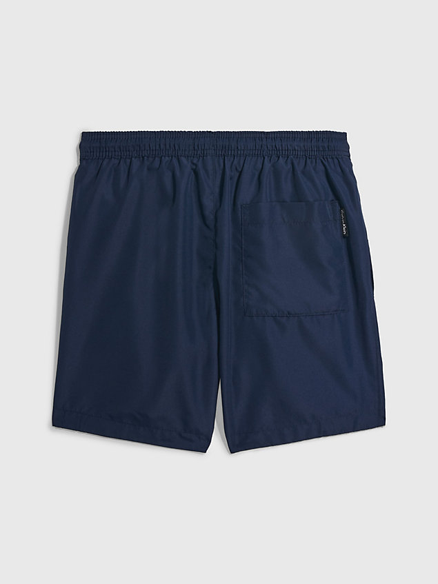 blue boys swim shorts - ck monogram for boys calvin klein