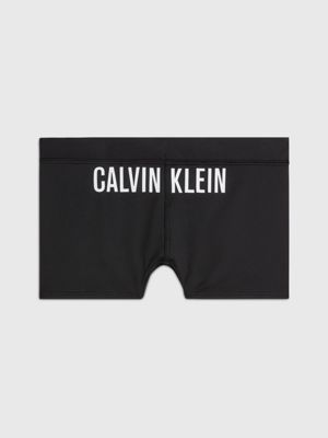 pvh black boys swim trunks - intense power for boys calvin klein