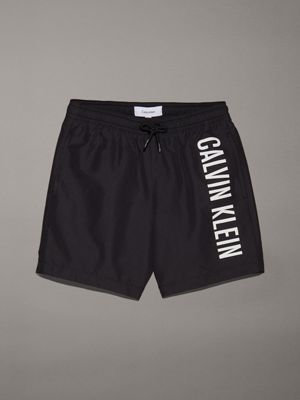 black boys swim shorts - intense power for boys calvin klein jeans