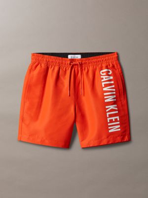 red boys swim shorts - intense power for boys calvin klein jeans
