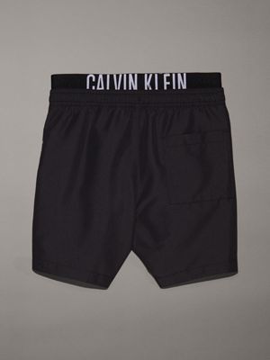 pvh black boys swim shorts - intense power for boys calvin klein jeans