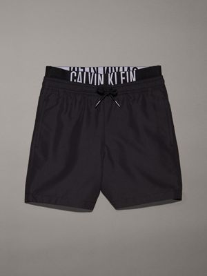 black boys swim shorts - intense power for boys calvin klein jeans