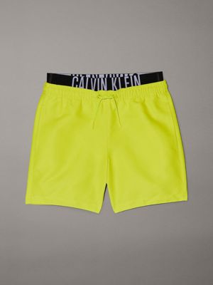 yellow boys swim shorts - intense power for boys calvin klein jeans