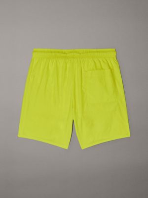 lemonade yellow boys swim shorts - ck monogram for boys calvin klein jeans