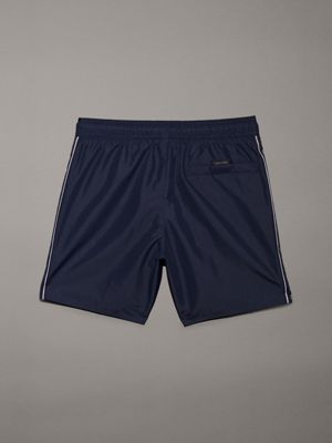 dark sapphire boys swim shorts - logo tape for boys calvin klein jeans