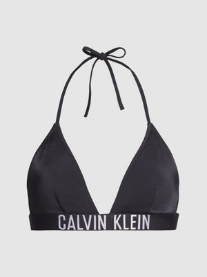 calvin klein triangle bikini top