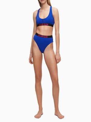 calvin klein blue swimsuit