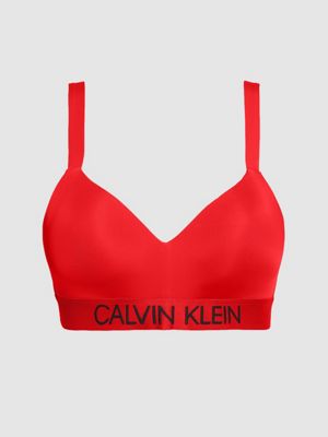 brassiere calvin klein rouge femme