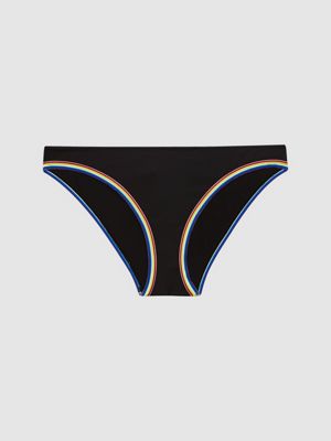 brazilian bikini bottom black calvin klein